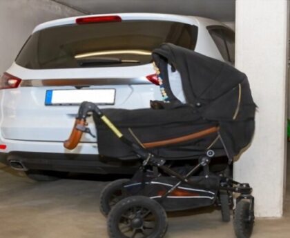 store a Stroller in the garage